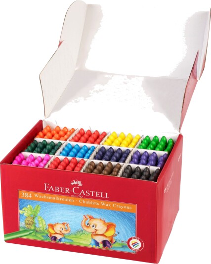 Faber-Castell - Children crayons Jumbo bullet  384 pcs   120047 