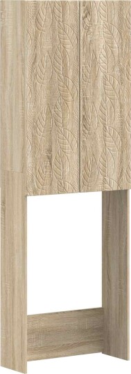 vidaXL Toalett skap DELFT Sonoma eik 66 x 25,5 x 190 cm Konstruert tre