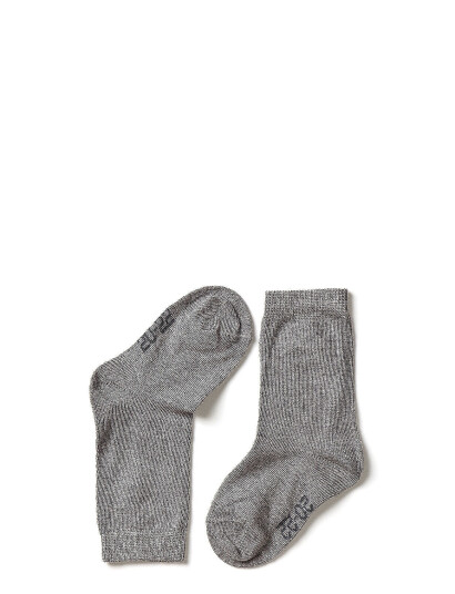 Melton Cotton Socks Grey 20 22 Melton Cotton Socks Grey 20 22