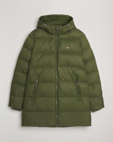 GANT The Active Cloud Mid Length Jacket Country Green