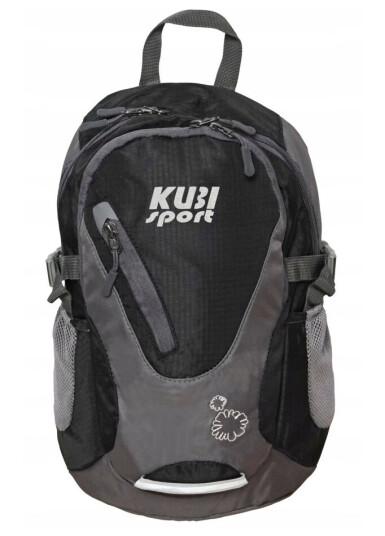Ryggsekk Sports Dame Herre Stor Svart Ensfarget Kubisport 20L