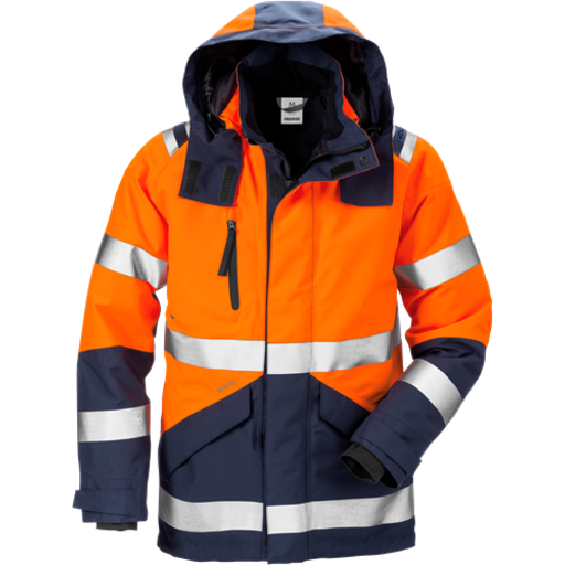 Fristads Skaljacka Gore-Tex 4988 Gxb, Klass 3 Varsel Orange/marinblå S