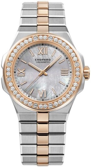 Chopard Dameklokke 298601 6002 Alpine Eagle Hvit/18 karat rosé gull