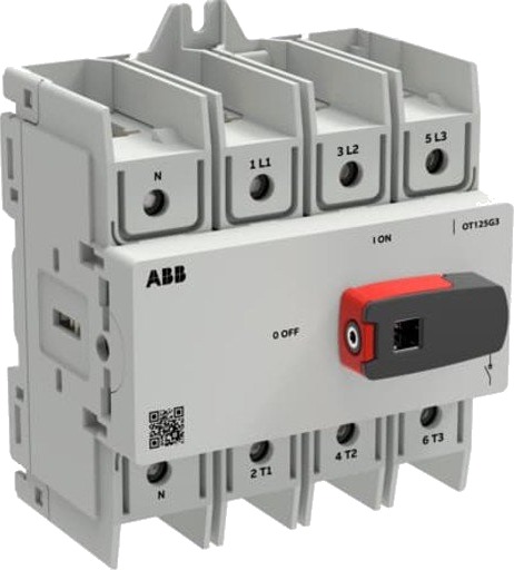 Abb Lastbryter 4-polet 125A, OT125G3-4BSN1 Abb Lastbryter 4-polet 125A, OT125G3-4BSN1