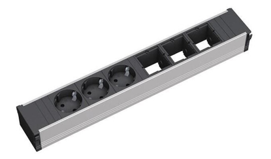 BACHMANN CONI 3xSchuko & 3xEmpty