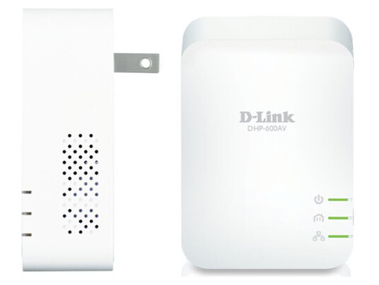 D-LINK PowerLine AV2 1000 HD Gigabit Starter Kit DHP-601AV - strømlinjeadaptersett - veggpluggbar