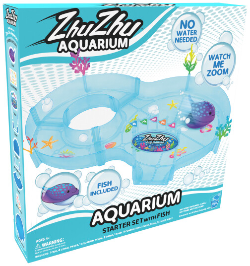 ZhuZhu Aquarium Startsett med Fisk ZhuZhu Aquarium Startsett med Fisk