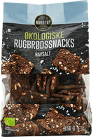 Nordthy Rugbrødssnacks Havsalt Ø   150 g.