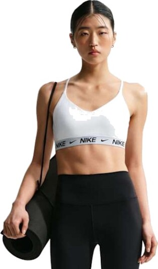 Nike Indy Dri Fit Light Support Padded Bra Hvit XS