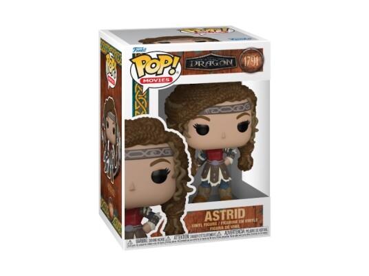 Funko Astrid actionfigur fra How to Train Your Dragon i vinyl