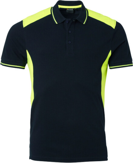 Top Swede Piké 213 Marin/gul Xl