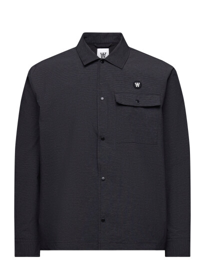WOOD WOOD Wwdat Tech Overshirt - Black - L WOOD WOOD Wwdat Tech Overshirt - Black - L