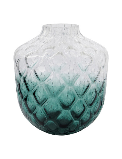 house doctor Art Deco Vase - Green - H26CM house doctor Art Deco Vase - Green - H26CM