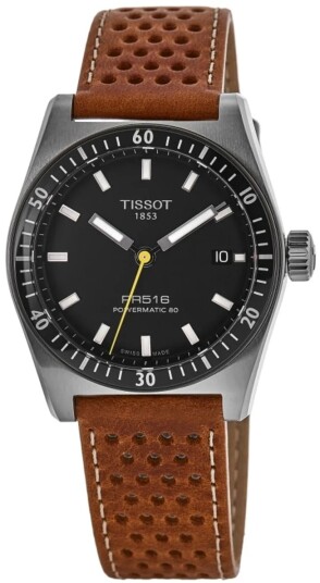 Tissot Herreklokke T149.407.16.051.00 PR516 Sort/Lær Ø38 mm