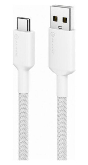 Alogic USB-C til USB-A Ladekabel 3A 1m Hvit