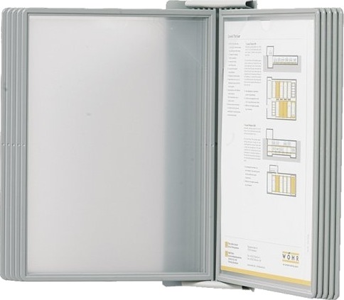 Superior Bord Display A5 Till 20 Lommer Grå Superior Bord Display A5 Till 20 Lommer Grå