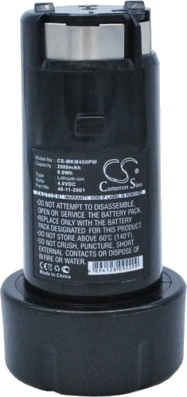 Batteri til MILWAUKEE 4V 2.0Ah LI-ION Batteri til MILWAUKEE 4V 2.0Ah LI-ION