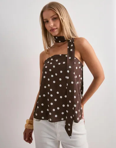 Vero Moda Brun Vmelisa Scarf Tube Top Wvn