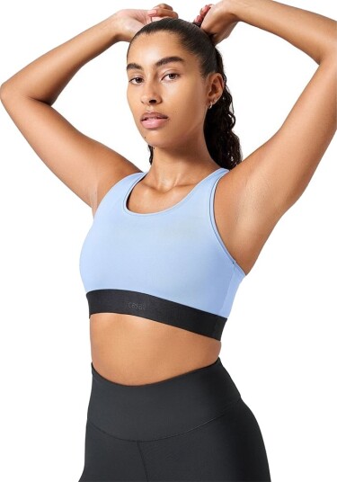 Casall Graphic Sports Bra Sports BH Blå S