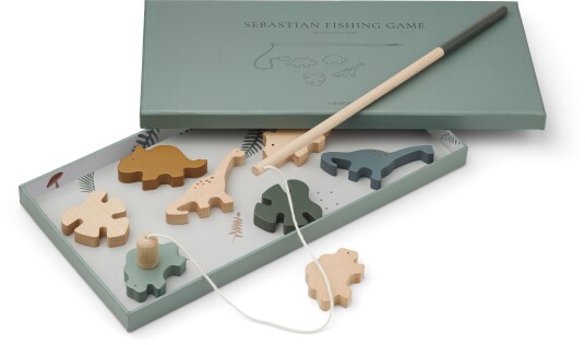 LIEWOOD Sebastian Fiskespill Dino/Hunter Green LIEWOOD Sebastian Fiskespill Dino/Hunter Green