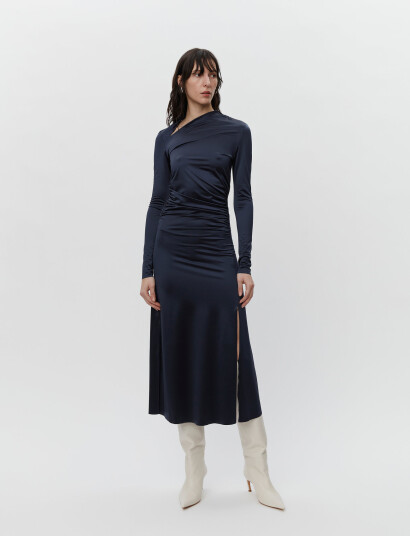 Day Birger et Mikkelsen Lori - Glossy Stretch - Navy - L