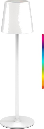 Goobay trådløs LED bordlampe M 38 cm RGBW Hvit