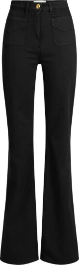 Elisabetta Franchi Dame Jeans Svart W25,