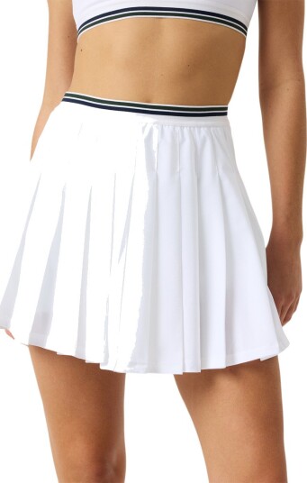 Björn Borg Ace Pleated Skirt   White   XS