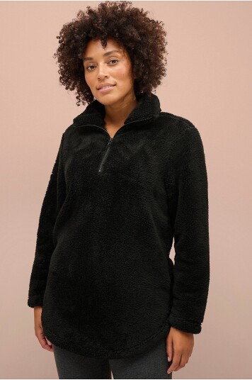 Ellos Collection Collegegenser i fleece Svart Ellos Collection Collegegenser i fleece Svart