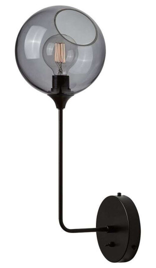 Design By Us Ballroom The Wall Vegglampe 57cm Smoke