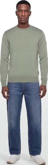 Belstaff Kerrigan Crewneck Jumper Lichen Green S