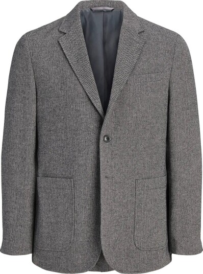 Jack & Jones Jprblumartin Tweed Dalton Blazer   DARK GREY   54