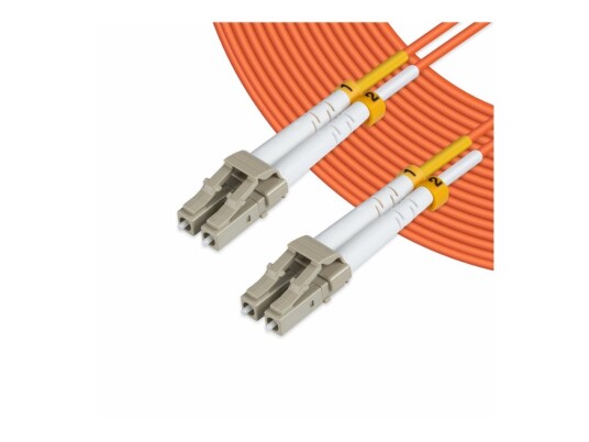 Microconnect Nettverkskabel Lc/Upc Multimodus Hann Til Lc/Upc Multimodus Hann 5 M 2 Mm Fiberoptisk Dupleks 50 / 125 Mikroner Om2 Halogenfri Oransje FIB442005 2