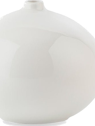 Porsgrunds Porselænsfabrik Nordic Living Vase 11,5x10cm Hvit