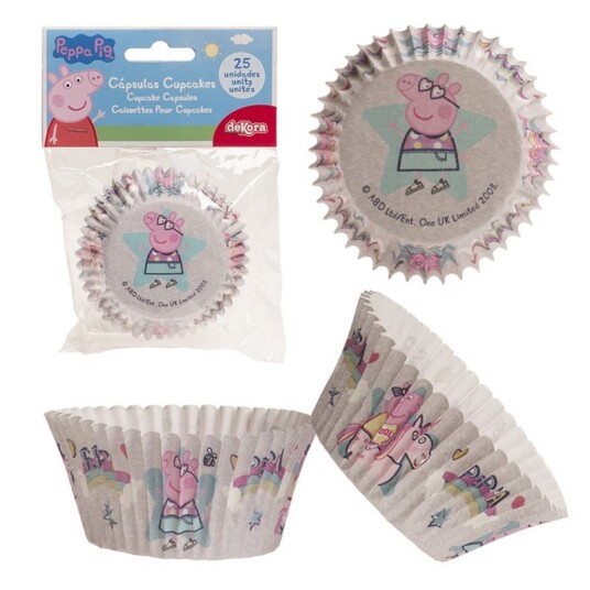 Muffinsformer Peppa Gris Pk/25 