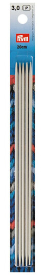 Strømpepinner 3,00 mm x 20 cm Strømpepinner 3,00 mm x 20 cm