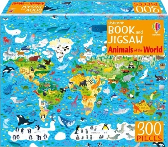 Usborne Book and Jigsaw Animals of the World Usborne Book and Jigsaw Animals of the World