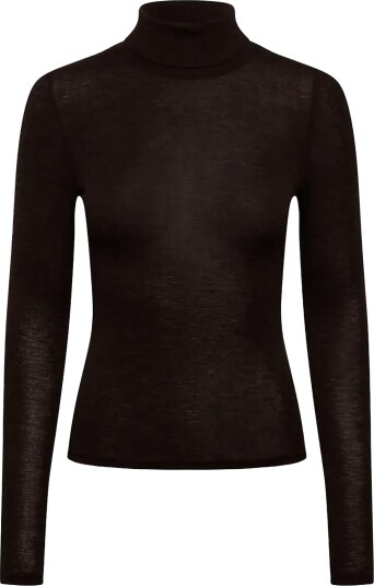 Rosemunde Rwsara Cashmere Blend Ls Roll Neck MOLE MELANGE M