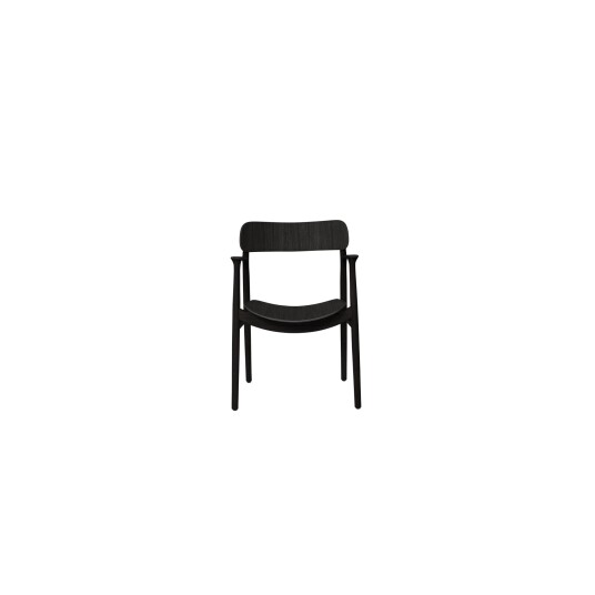Sibast Furniture Bent Hansen Asger Spisestol Svartlakkert Eik