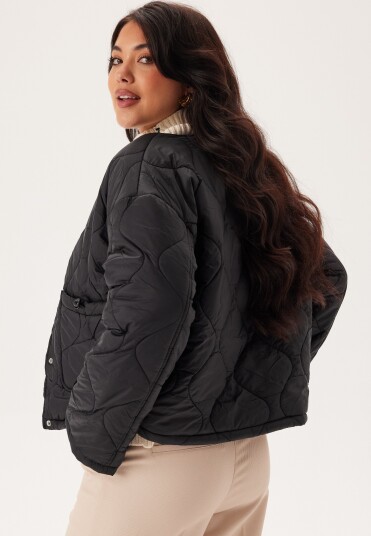 VILA Visibiria L/S POCKET JACKET PO Black Beauty 38