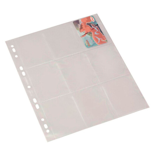 Bantex Kortlommer A4 0,08mm 9 lommer 10 pk