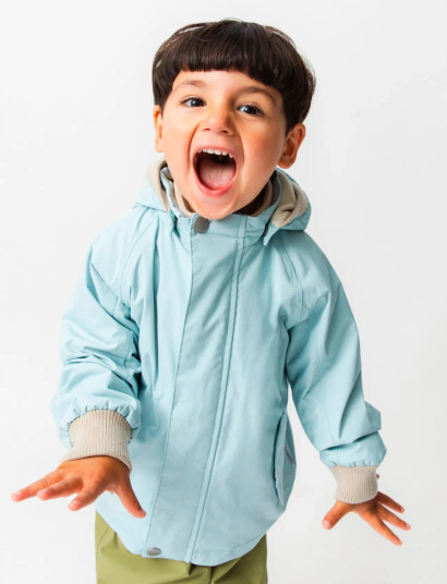 MINI A TURE Matwally Fleece Lined Jacket. Grs Blue 9M/74
