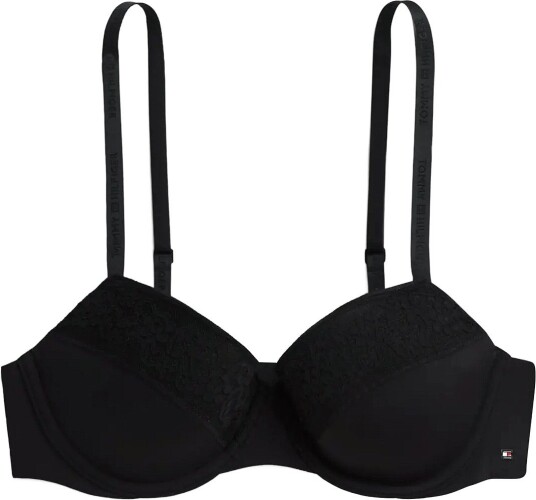 Tommy Hilfiger Spacer Demi Bra Black 80 C