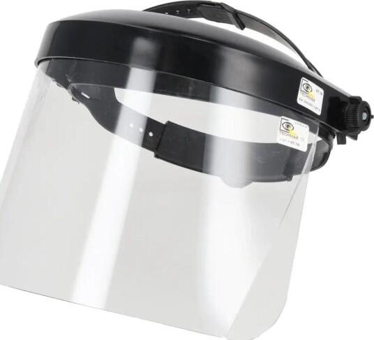 Dedra Ansiktsskjerm BHST02 Med Visir Justerbar, 20 × 32 cm