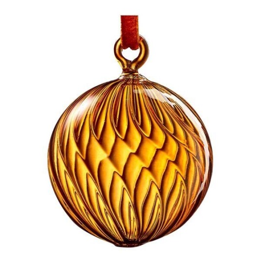 Muurla   Glasskule 6 cm amber