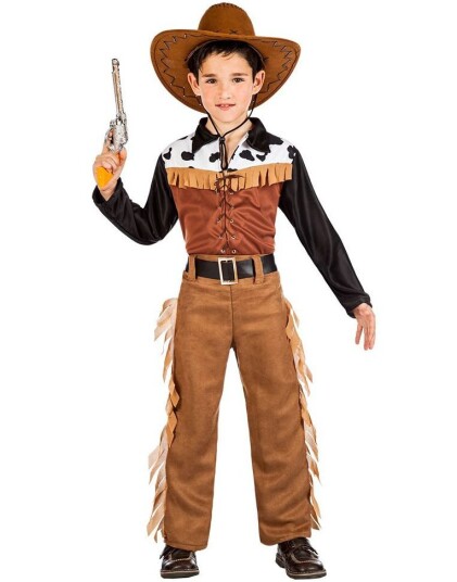 Cowboy Barnekostyme 3 Deler   3 4 ÅR