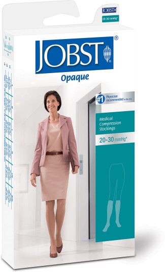 JOBST Opaque knestrømpe, Klasse 2, medium, natural, 1 par JOBST Opaque knestrømpe, Klasse 2, medium, natural, 1 par