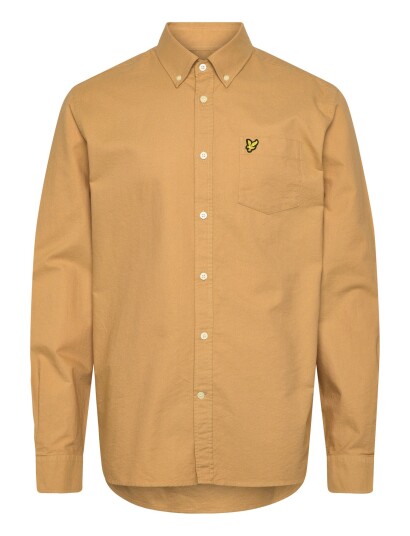 Lyle & Scott Plain Oxford Shirt Beige M