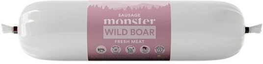 Monster Hundepølse Villsvin 200 g - Naturlig Hundefôr