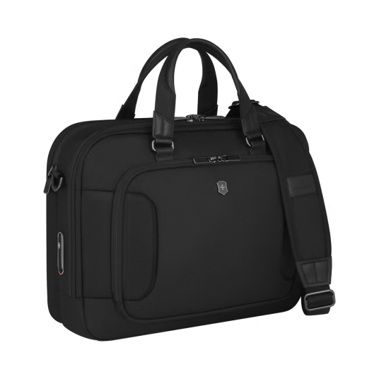 Victorinox Werks Traveler 7.0 Deluxe Briefcase Black Victorinox Werks Traveler 7.0 Deluxe Briefcase Black